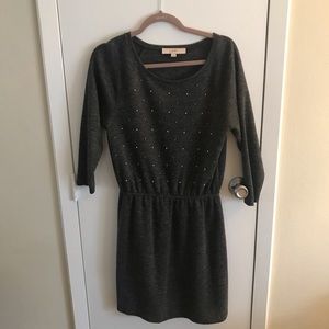 LOFT Embellished Sweater Dress